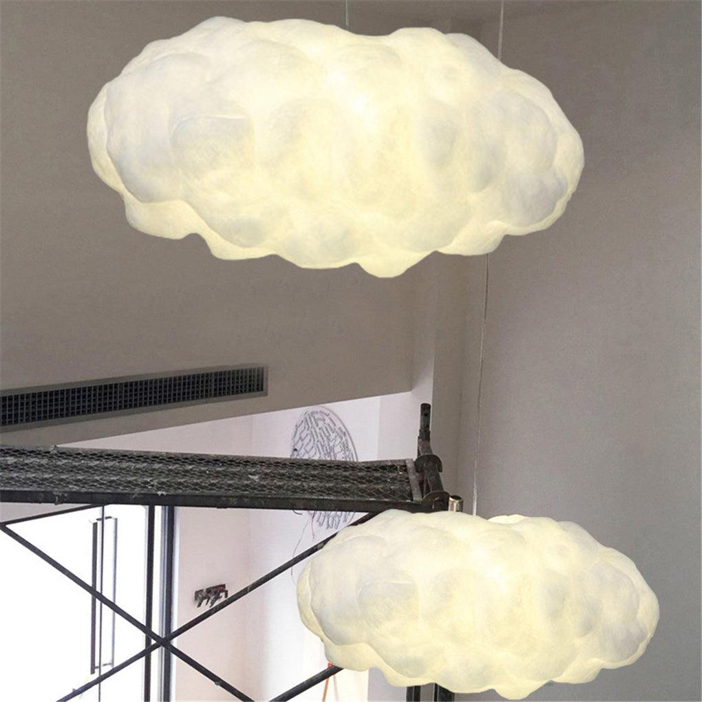 Cloudy Pendel Lampe | Moderne LED Design | Blødt Diffust Lys | Minimalistisk Indretning | UL CE SAA Certificeret | Fastmonteret | Jern Metal Bomuld