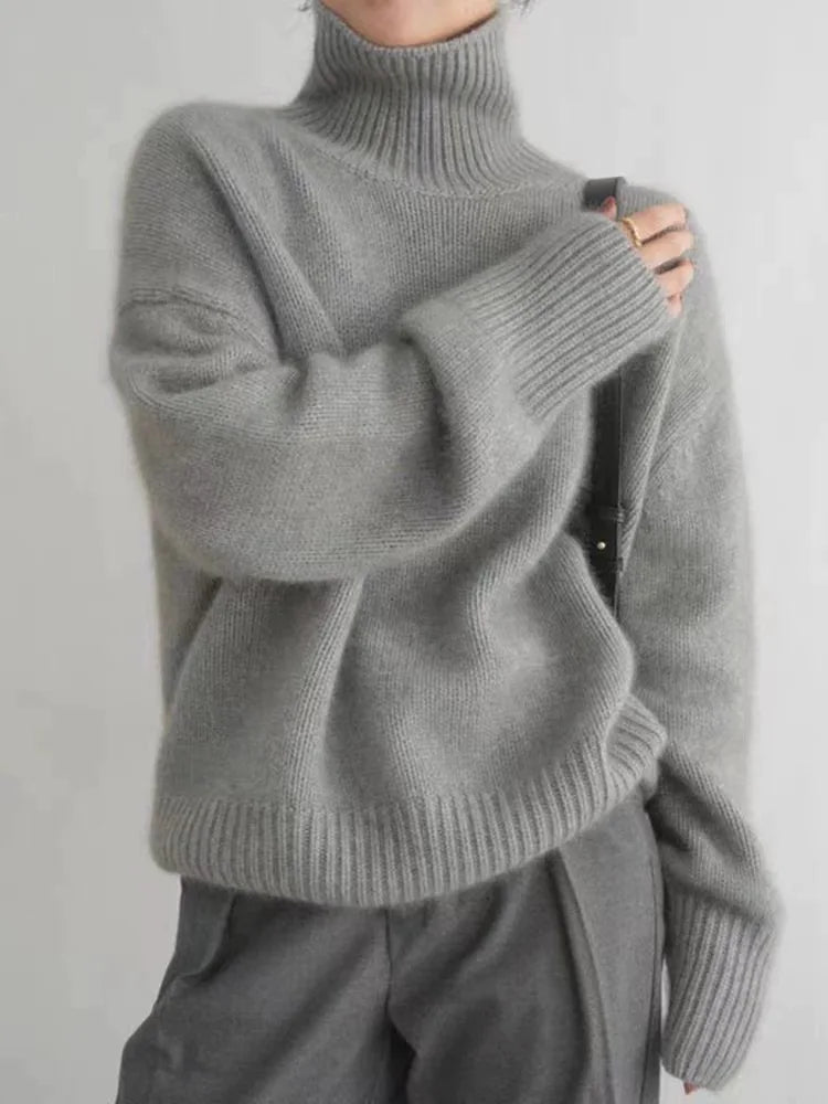 Aada Turtleneck | Luksuriøs Kashmir | Tidløs Design | Blød Komfort | Alsidig til Hverdag og Fest | Flere Farver