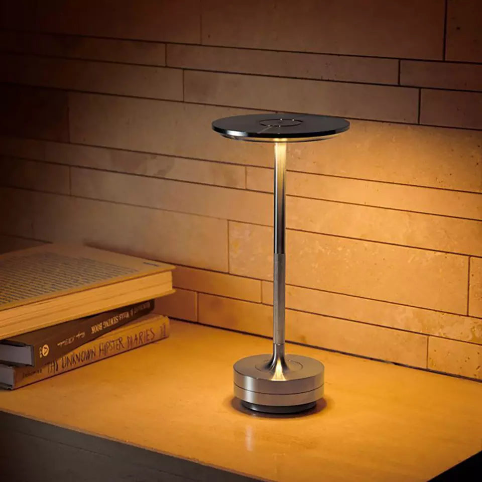 Lampe de bureau LED Bailey | Dimmable avec capteur tactile | Sans fil & étanche IP66 | Aluminium | Couleur de lumière réglable | Batterie
