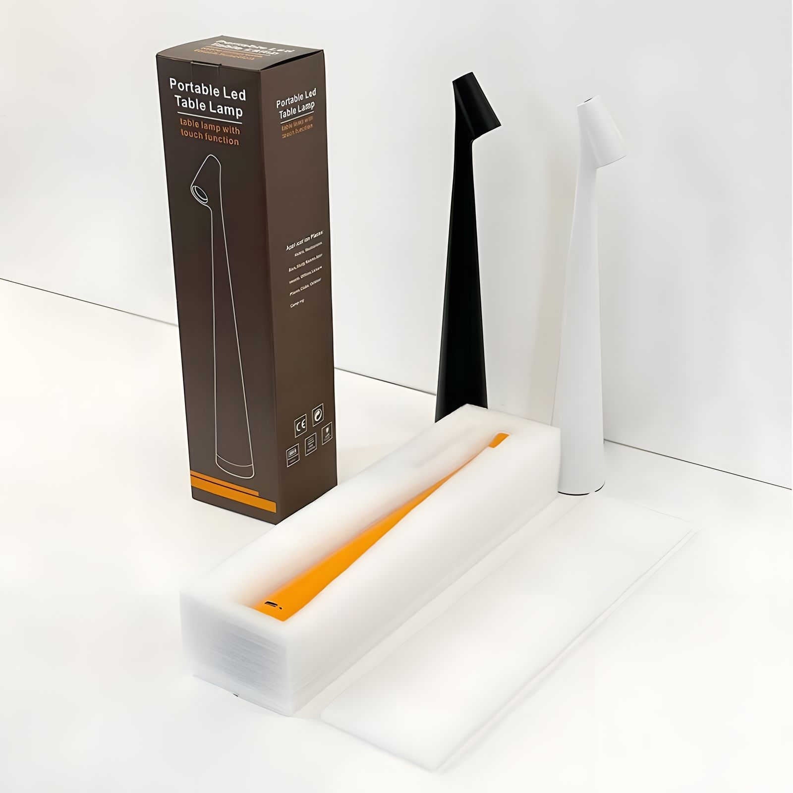 LunaSlim | Éclairage de table sans fil | Design mince | Luminosité réglable | Aluminium | Batterie rechargeable | Charge rapide | Longue durée de vie