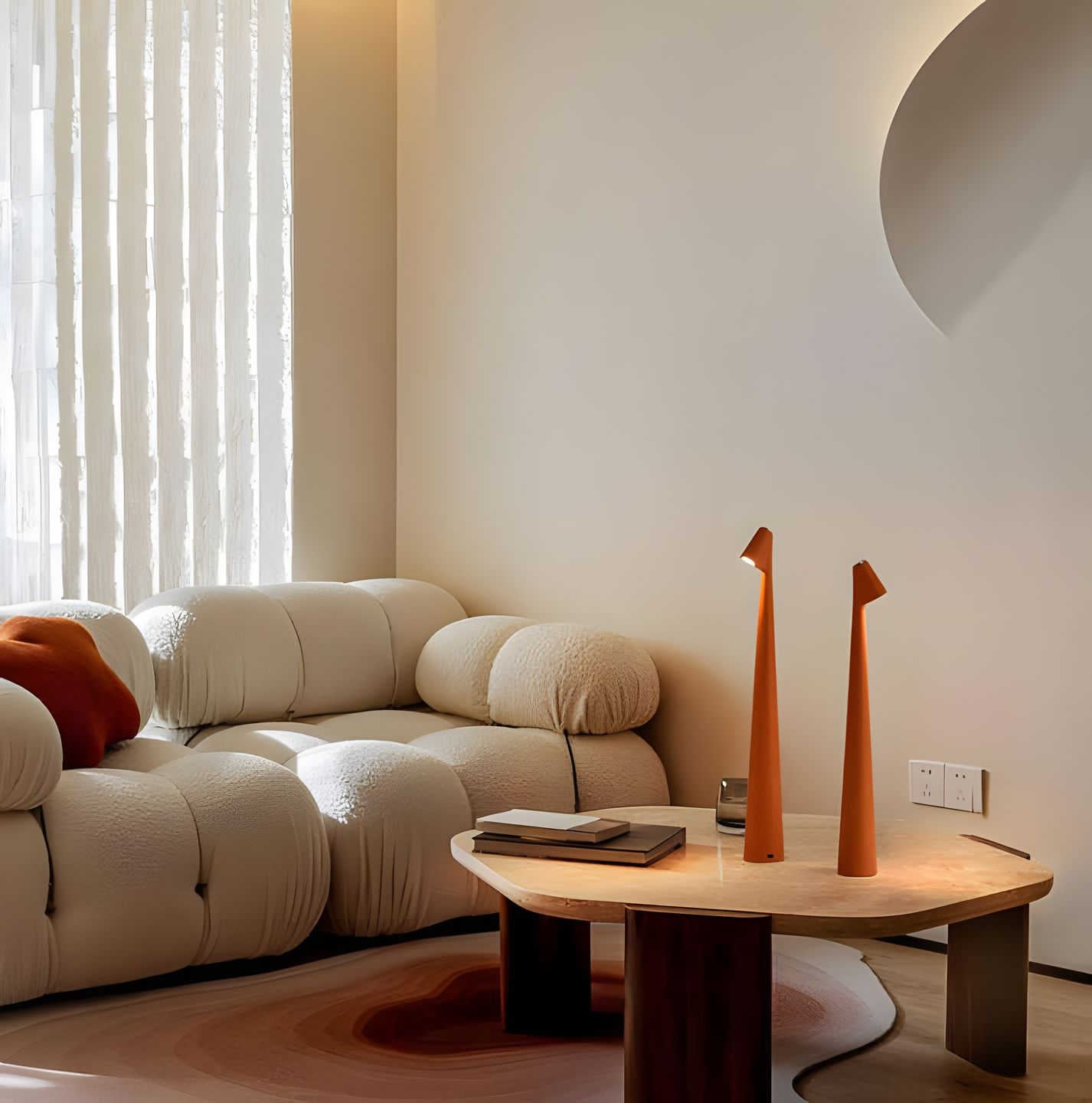 LunaSlim | Éclairage de table sans fil | Design mince | Luminosité réglable | Aluminium | Batterie rechargeable | Charge rapide | Longue durée de vie