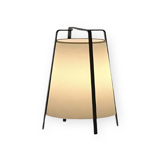 Lampe sur pied Tivalis | Design Japandi | Matériaux naturels | Bois et tissu | Look élégant et intemporel | Style minimaliste | Parfait pour