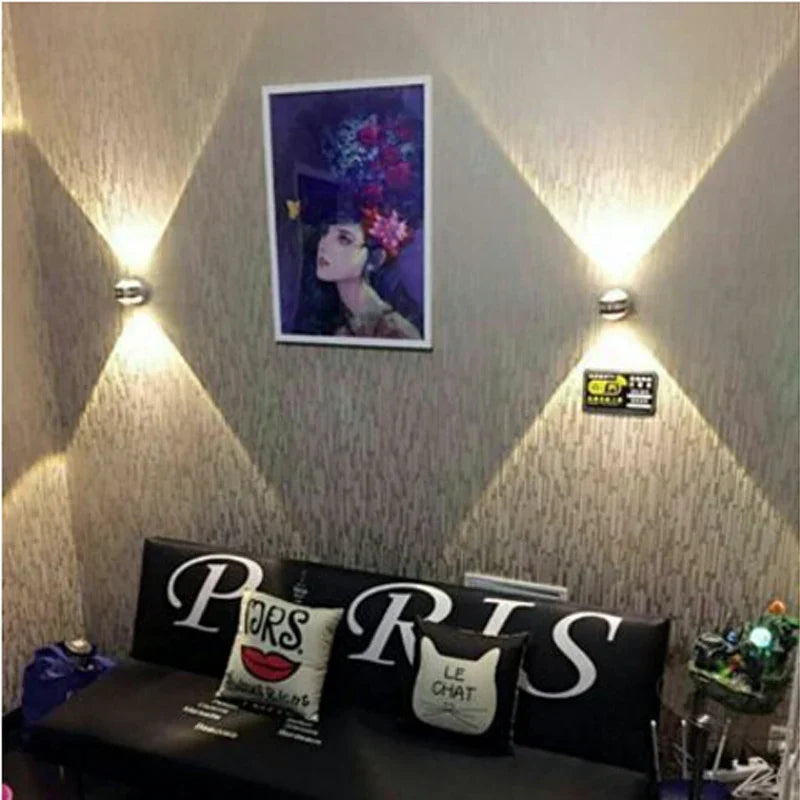 Luminoir | Élégante Applique Murale LED | Cristal & Métal | Économe en Énergie | 3000K Blanc Chaud | 8W | 35x15x10 cm | Design Moderne | Parfait pour