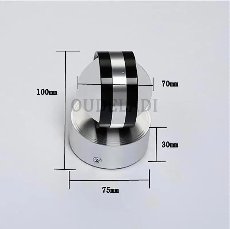 Luminoir | Elegante LED Wandleuchte | Kristall & Metall | Energieeffizient | 3000K Warmweiß | 8W | 35x15x10 cm | Modernes Design | Perfekt für