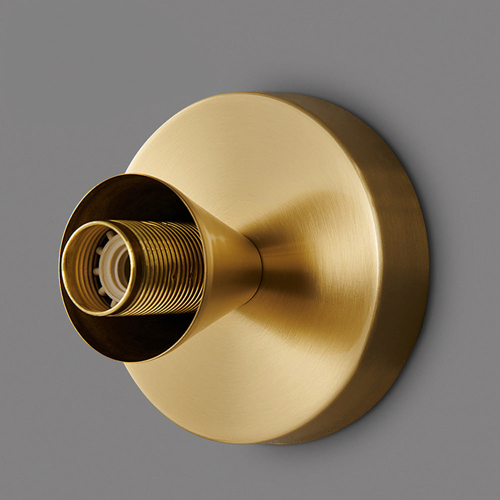 Moderne skandinavischer Stil | Mini-Loftlampe aus Messing und Glas | Ø16cm x H13cm | E14-Fassung | 110V-120V | CE- und UL-zertifiziert | Für