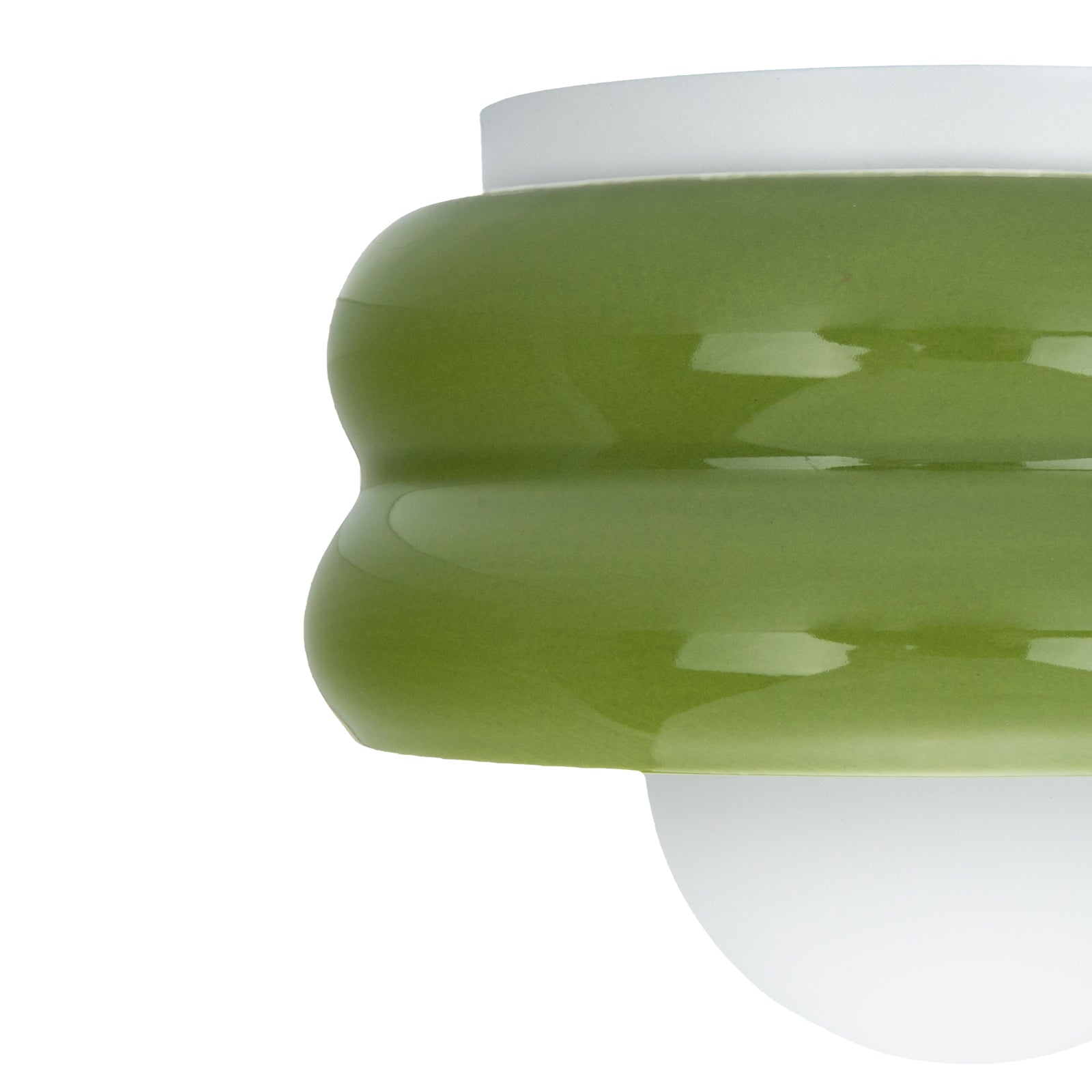 Strömlinjeformad keramisk vägglampa | Färgglad modern design | Dekorativa ränder | G9-sockel | Lämplig för matsal, vardagsrum, sovrum | 110V-120V | Keramik + glas | CE-, UL-certifierad