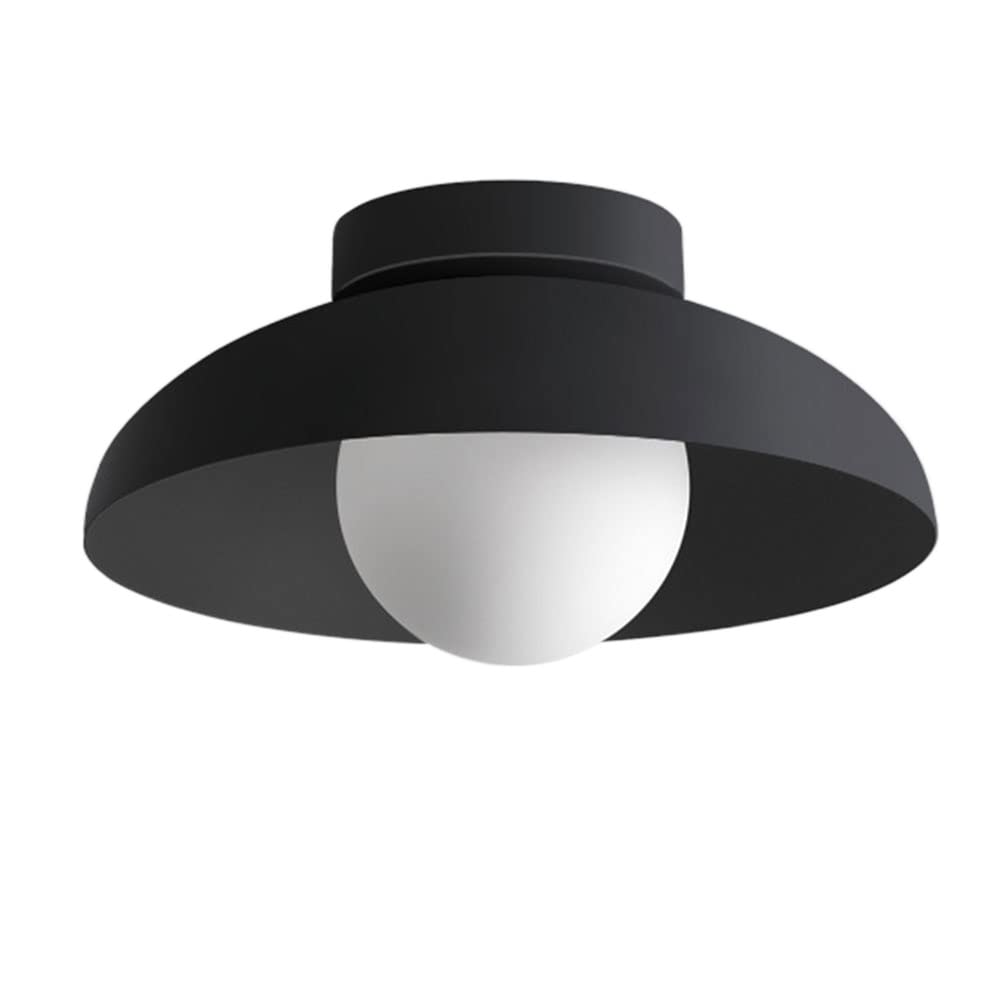 Moderne | Éclairage de plafond en fer | Design semi-encastré | Source lumineuse G9 | 28 cm de diamètre | Tension 110V-120V | Pour pièces sèches