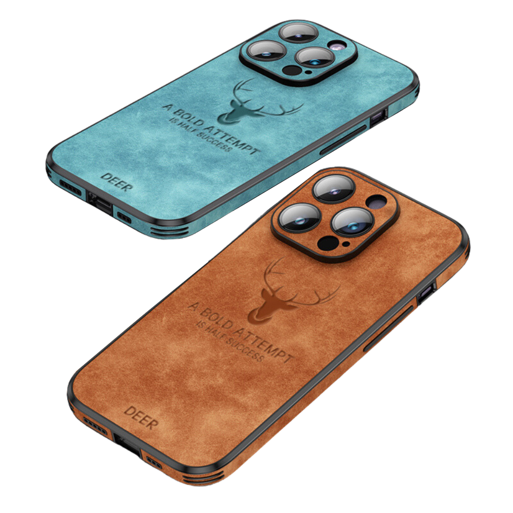 Læderetui til iPhone | Stilrent Design | Stødsikker Beskyttelse | Høj Kvalitet | Tilpasset Pasform | Fås i Flere Farver | Let og Slankt design | Stilfuldt Cover