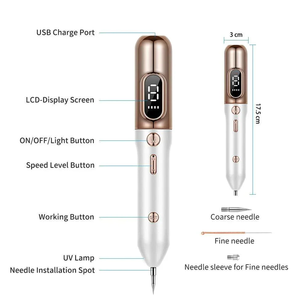 DermaClear | Præcis plasma-pen til fjernelse af hudpletter