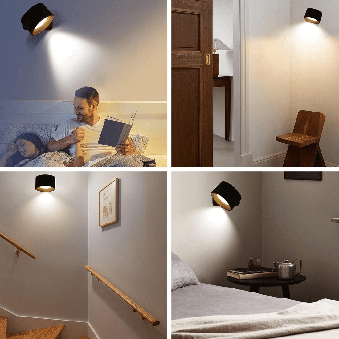 Flexilight™ | 360° trådløs genopladelig væglampe