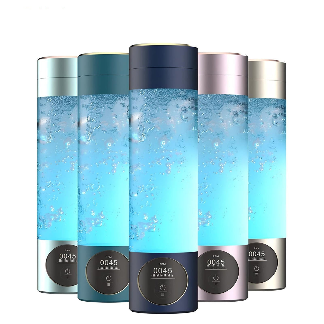 Avanceret Hydrogenvandflaske | SPE PEM Teknologi | Rechargeable | OLED Display | Antioxidant Effekt | Hjem & Rejser | Kompatibel Adapter | BPA-fri Materiale | Begræns Modstand | Molekylær Hydrering