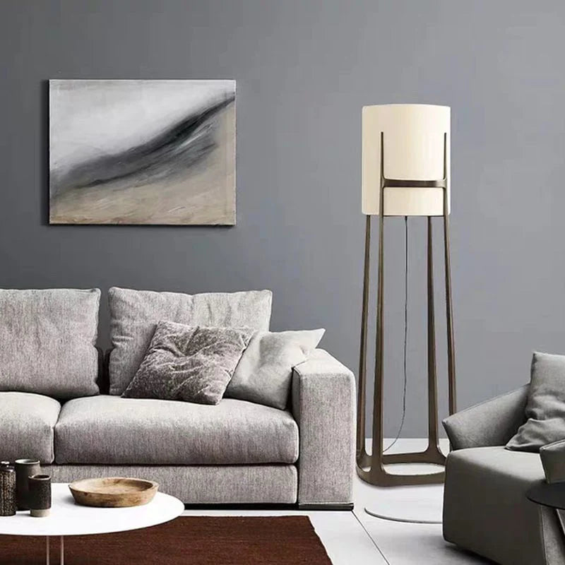 Zanethia | Moderne Stehlampe | Stilvolles Design | Hohe Qualität | Minimalistische Beleuchtung | Eleganter offener Rahmen | Einfache Installation