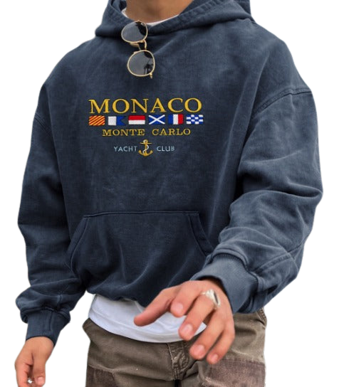 Eduard | Hoodie med Tidløs Elegance og Raffineret Design | Monaco Stil Hættetrøje til Mænd