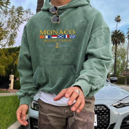 Eduard | Hoodie med Tidløs Elegance og Raffineret Design | Monaco Stil Hættetrøje til Mænd
