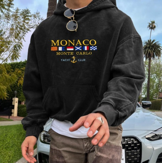 Eduard | Hoodie med Tidløs Elegance og Raffineret Design | Monaco Stil Hættetrøje til Mænd