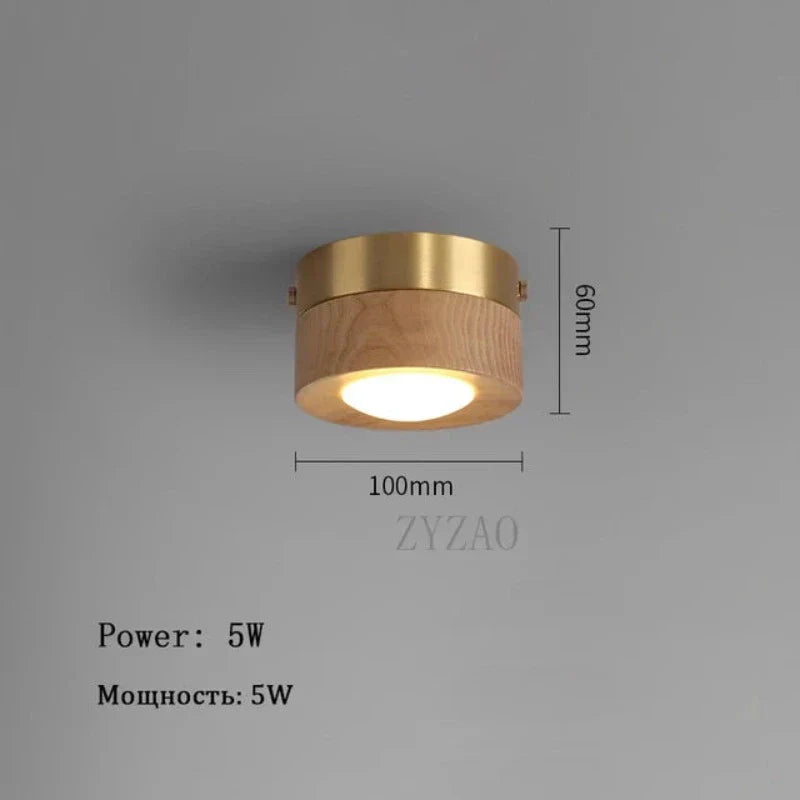 WoodenGlow Valnød LED Loftbelysning | Naturlig Åremønstre | Energieffektiv | Elegance & Atmosfære | Bæredygtig Design | Strålende Spotlys | Dekorativ Belysning til Hjemmet | Unikt Håndværk