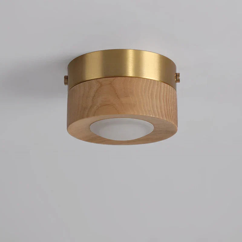 WoodAura | Lampe de loft élégante en noyer | Technologie LED | Éclairage naturel | Durable | Artisanat de haute qualité | Idéale pour salon et