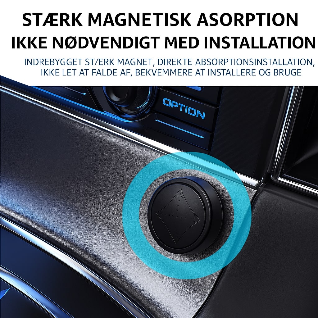 Geopod til bil | Magnetisk Mini GPS-tracker til Live Overvågning