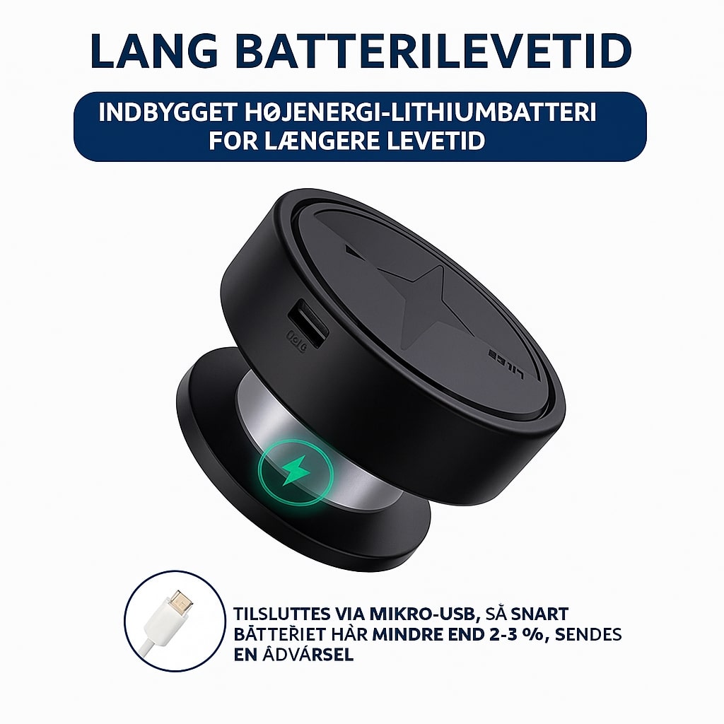 Geopod til bil | Magnetisk Mini GPS-tracker til Live Overvågning