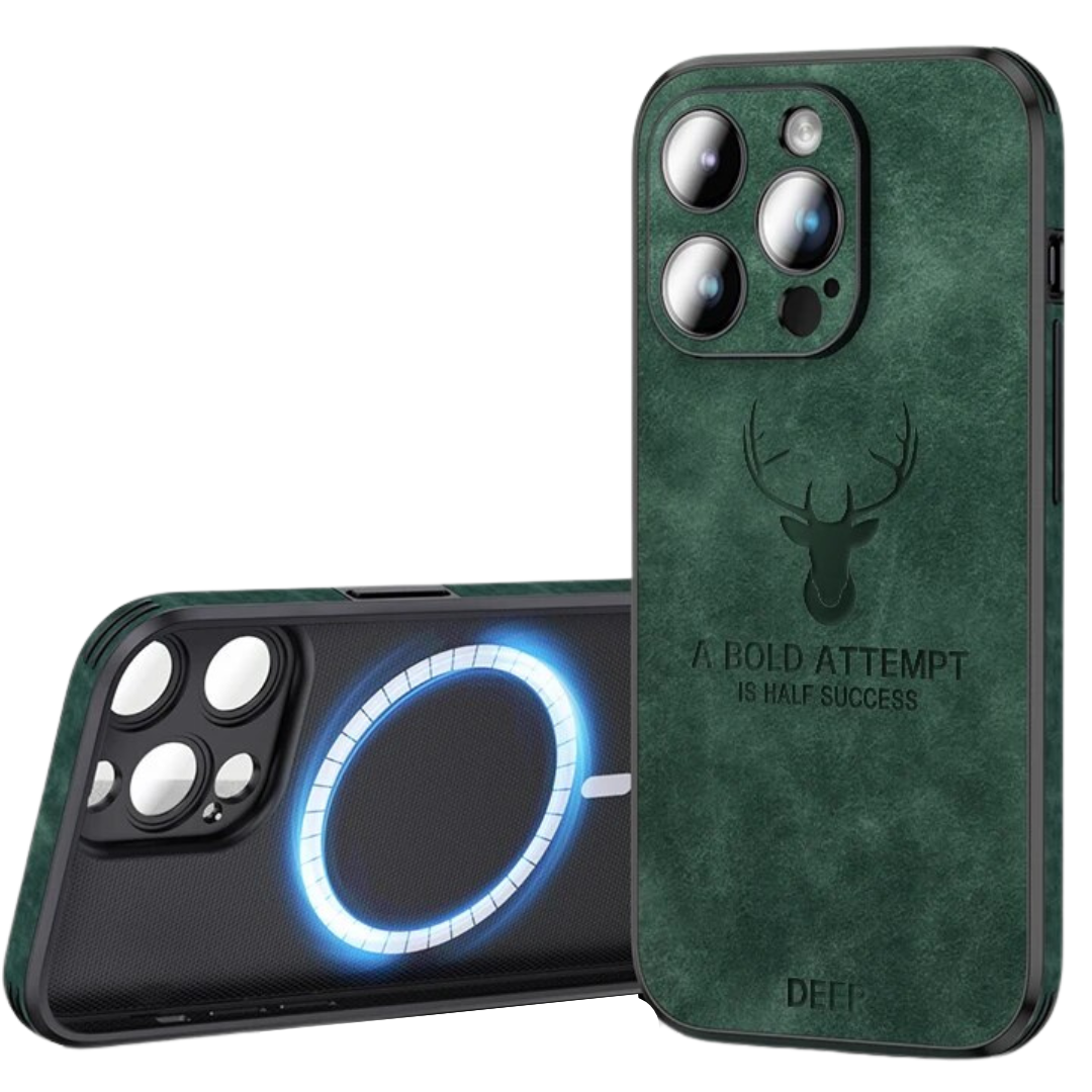 Læderetui til iPhone | Stilrent Design | Stødsikker Beskyttelse | Høj Kvalitet | Tilpasset Pasform | Fås i Flere Farver | Let og Slankt design | Stilfuldt Cover