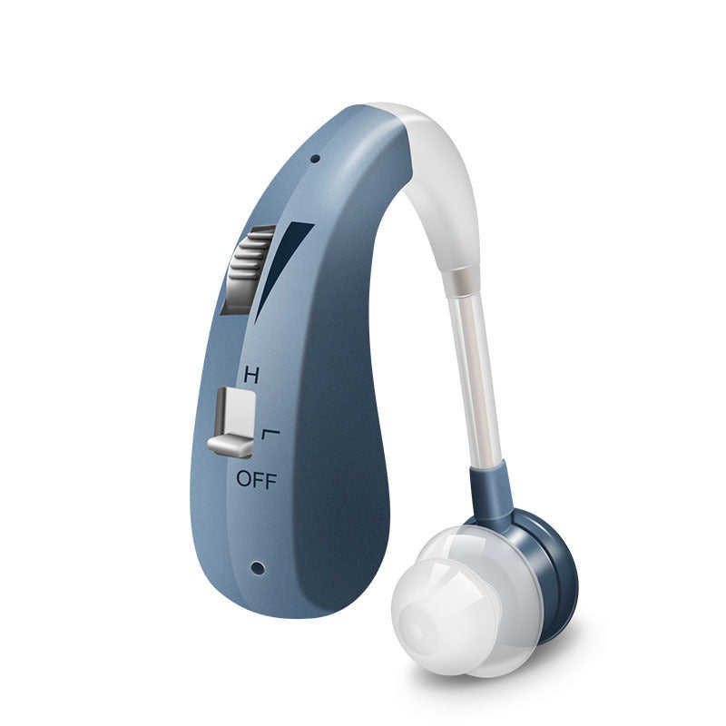 Bluetooth Hovedtelefoner | Trådløs Lyd | Enkel Kontrol | Klar Röståtergivning | Seniorvenlig Design | Brusreducering | Lang Batteritid | USB Opladning | Blå eller Sølv | Letvægts Komfort | Justerbart Hovedbånd