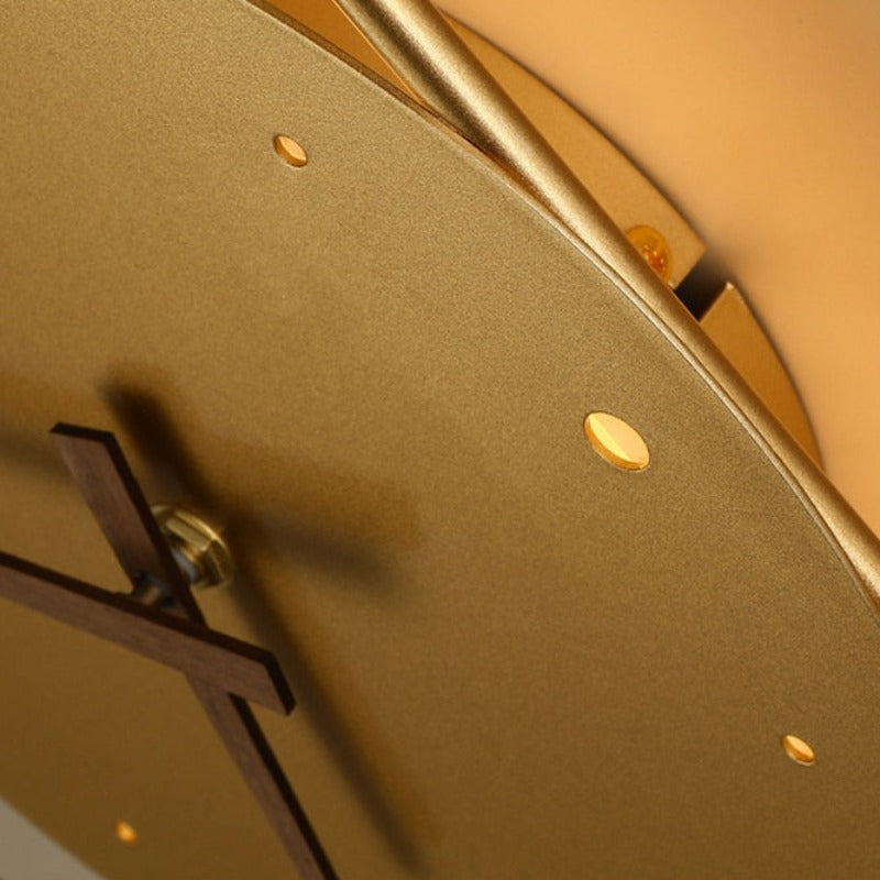 LED Wandleuchte | Modernes Uhren Design | Schwarzes Metall | Innenbeleuchtung | Kinderzimmer | Wohnzimmer | Schlafzimmer