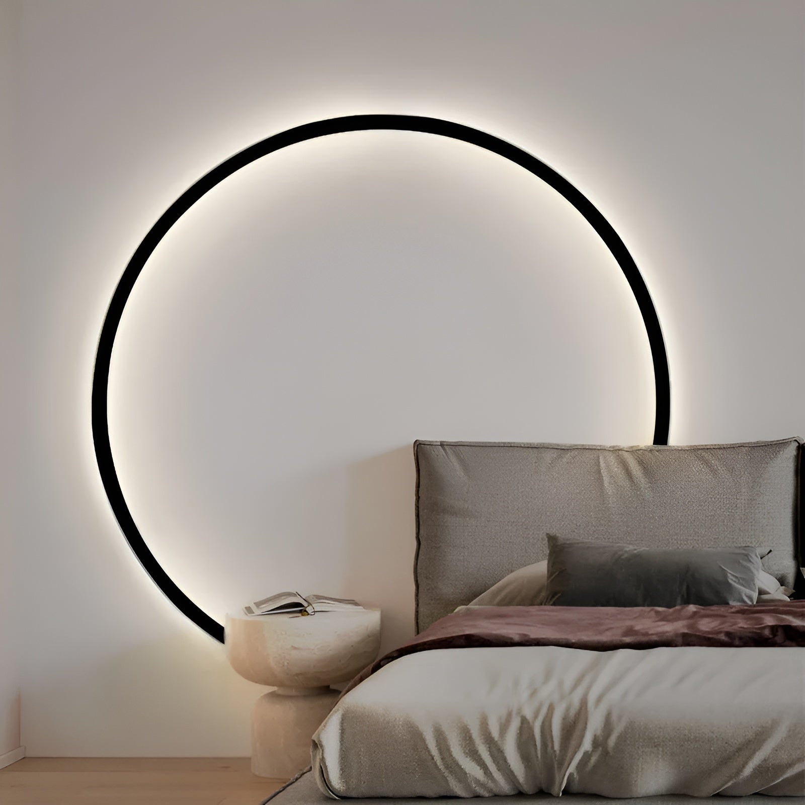 Leuchtende LED Wandleuchte | Modernes Runddesign | Elegante Atmosphäre | Langlebige Materialien | Einfache Installation | Durchmesser 35-85