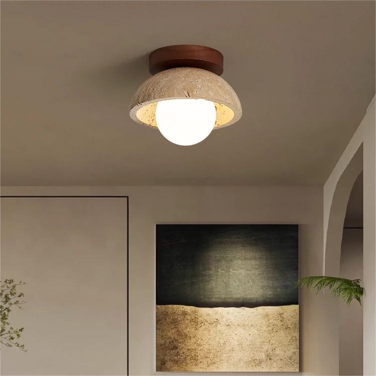 Moderne Wandleuchte | Beiges Glas | Holzrahmen | Walnussfarbe | Industrie-Stil | G9 Lichtquelle | 110V-120V | Dekorative Beleuchtung für Wohnzimmer,
