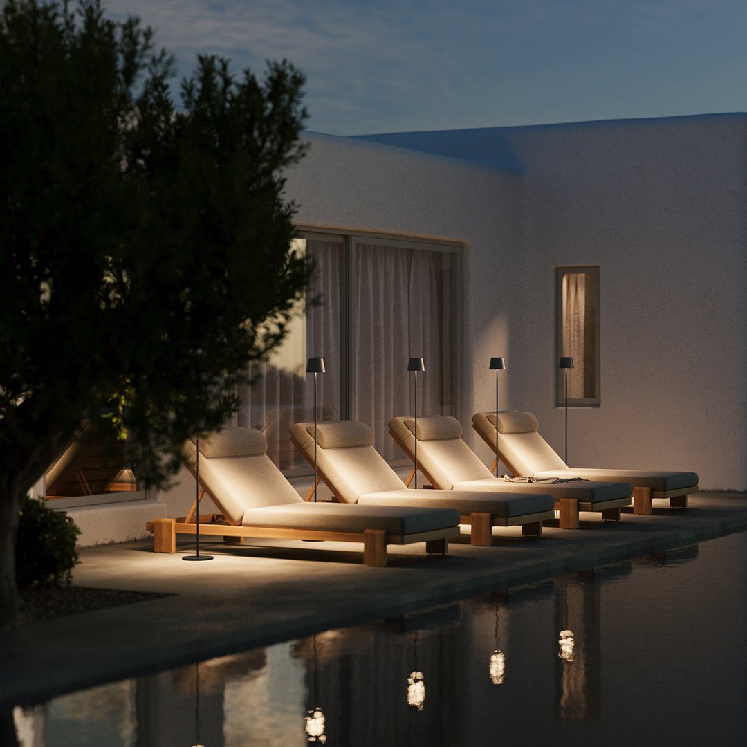 Rilano | Justierbares LED-Licht | Wiederaufladbarer Akku | 10 Stunden Betriebszeit | Stilvolles Design | Warme Farbtemperatur 2700K | Innen- und