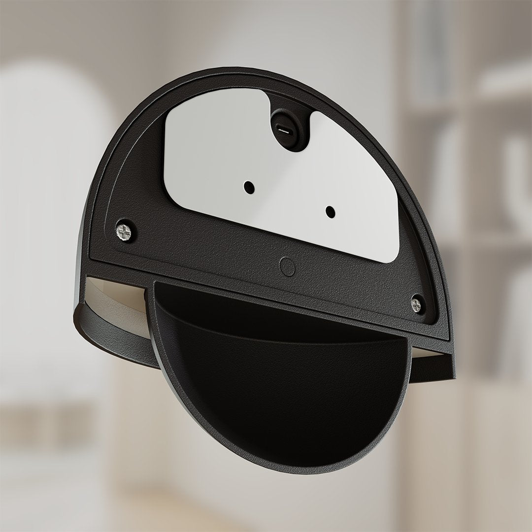 APOLLO | Mat Sort Moderne Wandleuchte | Verstellbare Lesebeleuchtung | Hochwertige