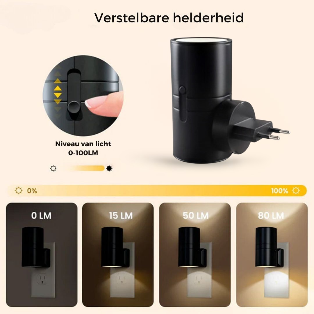 Sera Sensore | Slimme Draadloze Nachtverlichting – Lichtsensor – 2 Modi – Warm LED