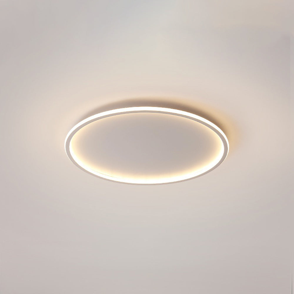 LunaNova LED Loftlys | Design Rond | Noir et Blanc | Métal et Acrylique | Ø 30/40/50 cm | Éclairage Économique | Pour Salon, Chambre & Salle à
