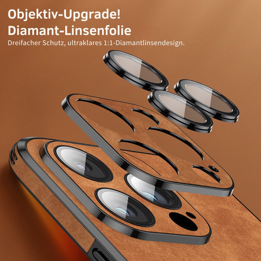 Læderetui til iPhone | Stilrent Design | Stødsikker Beskyttelse | Høj Kvalitet | Tilpasset Pasform | Fås i Flere Farver | Let og Slankt design | Stilfuldt Cover