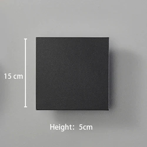 AquaShield LED | Außen Wandmontierte Lampe | Wasserdicht Modernes Design | Funktionale Beleuchtung für Garten und Terrasse | Einfach Zu Installieren