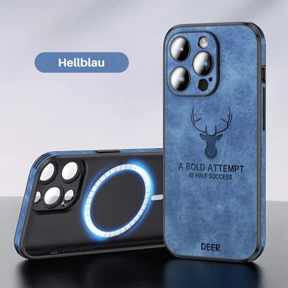 Læderetui til iPhone | Stilrent Design | Stødsikker Beskyttelse | Høj Kvalitet | Tilpasset Pasform | Fås i Flere Farver | Let og Slankt design | Stilfuldt Cover