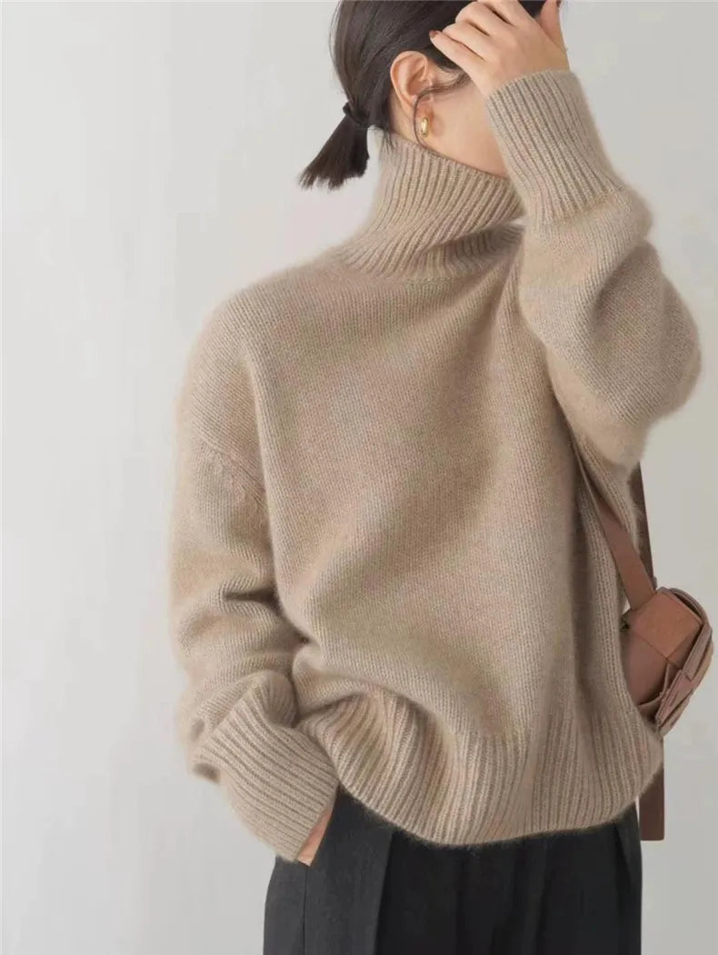 Aada Turtleneck | Luksuriøs Kashmir | Tidløs Design | Blød Komfort | Alsidig til Hverdag og Fest | Flere Farver