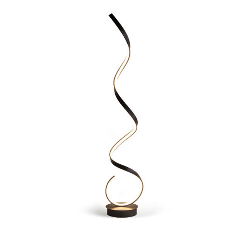 Lampe Alvencia moderne en forme de spirale | Éclairage élégant pour salon, chambre et bureau | Lampe design écoénergétique | Matériaux durables