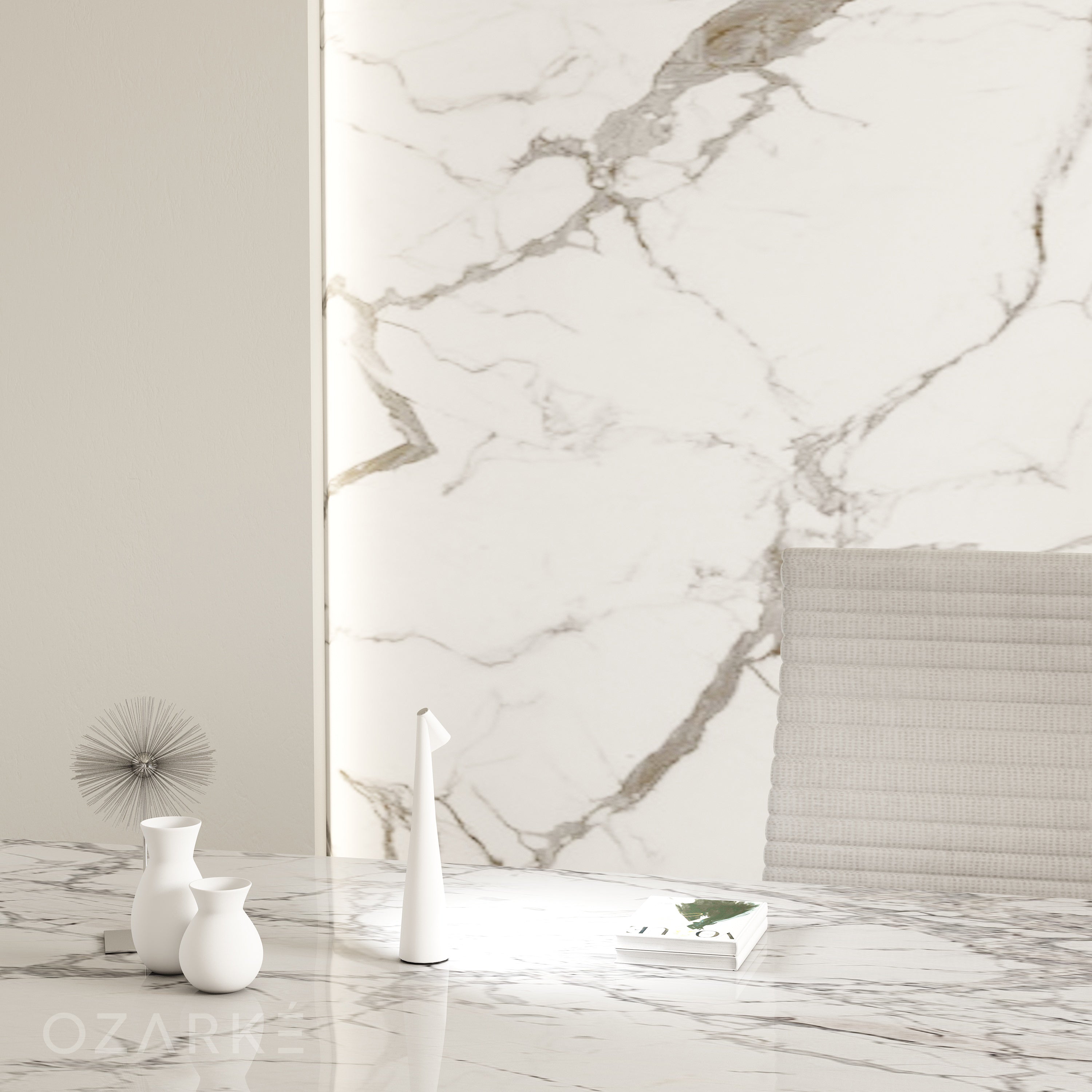 Lumi Slim | Lampe de table rechargeable | Design moderne et mince | Aluminium | LED | 35 cm de hauteur | Disponible en gris, noir et blanc | Batterie