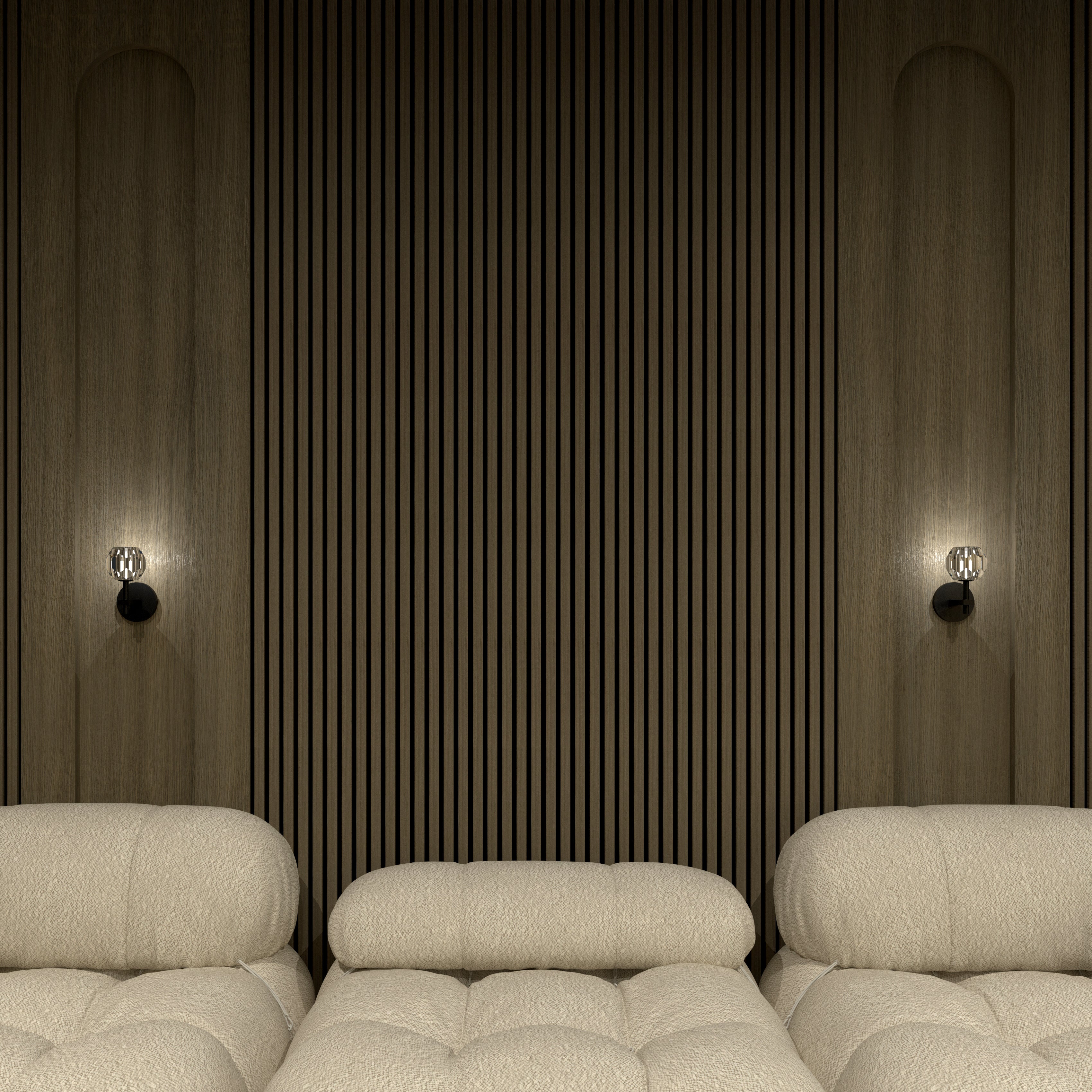 Lux Mini lampe murale | Élégance et fonctionnalité | Fer et cristal | Éclairage compact et élégant | Finition dorée | Économe en énergie | Haute