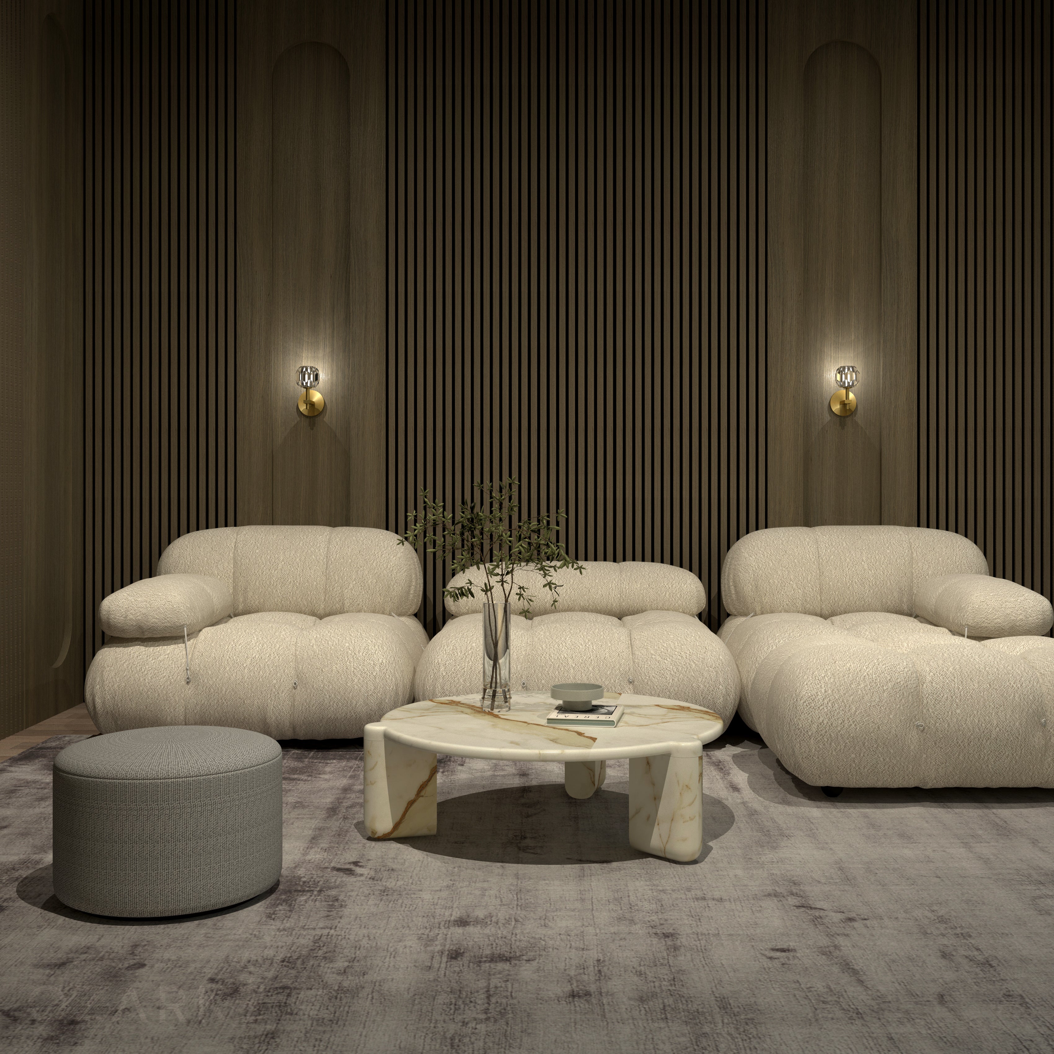 Lux Mini lampe murale | Élégance et fonctionnalité | Fer et cristal | Éclairage compact et élégant | Finition dorée | Économe en énergie | Haute