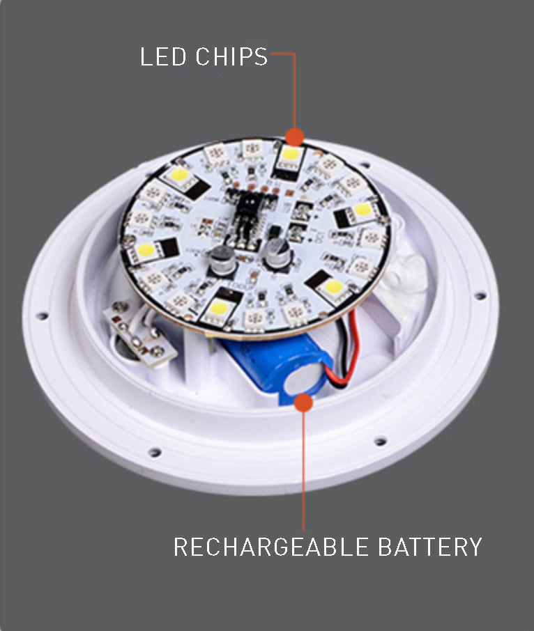 LumiGlow LED Lampe | Trådløs & Genopladelig | 16 Farver | Vandtæt PVC | Op til 10 Timer Brugstid | USB Opladning | Indendørs & Udendørs Brug