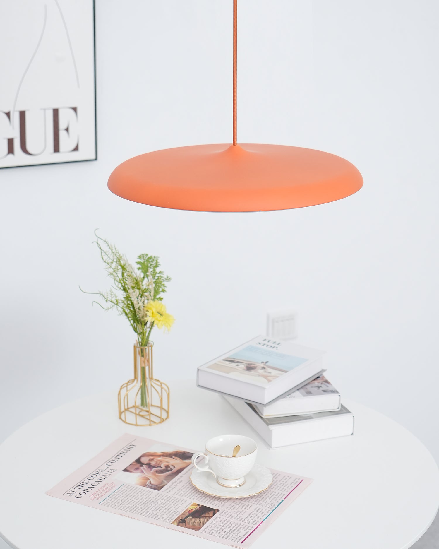 CookieLume | Pendellampe Metal Akryl | Moderne Design | Varm Hvid | E27 LED Inkluderet | Energieffektiv | UL CE CCC SAA Certificeret Belysning | Spisestue Køkken Stue