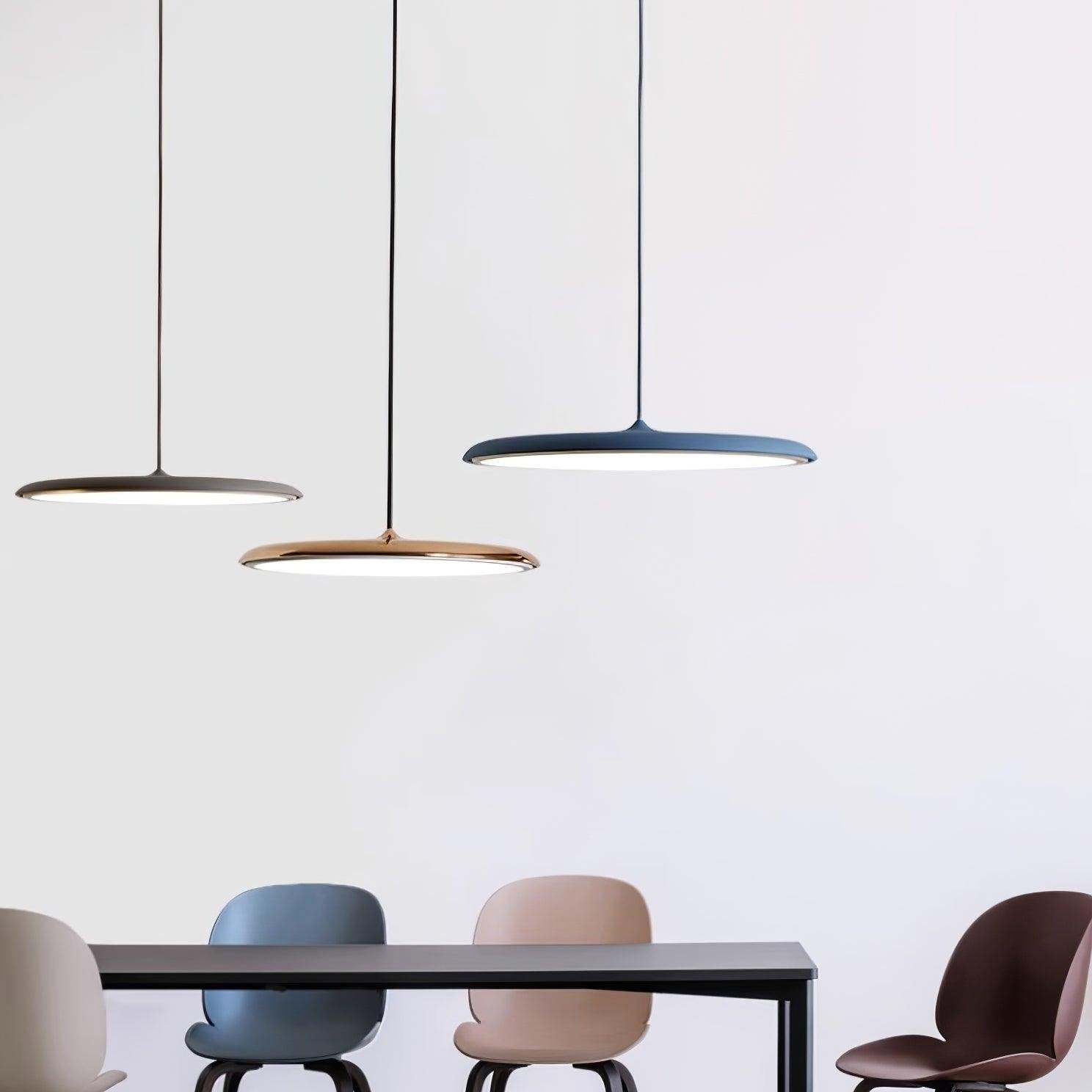 CookieLume | Pendellampe Metal Akryl | Moderne Design | Varm Hvid | E27 LED Inkluderet | Energieffektiv | UL CE CCC SAA Certificeret Belysning | Spisestue Køkken Stue