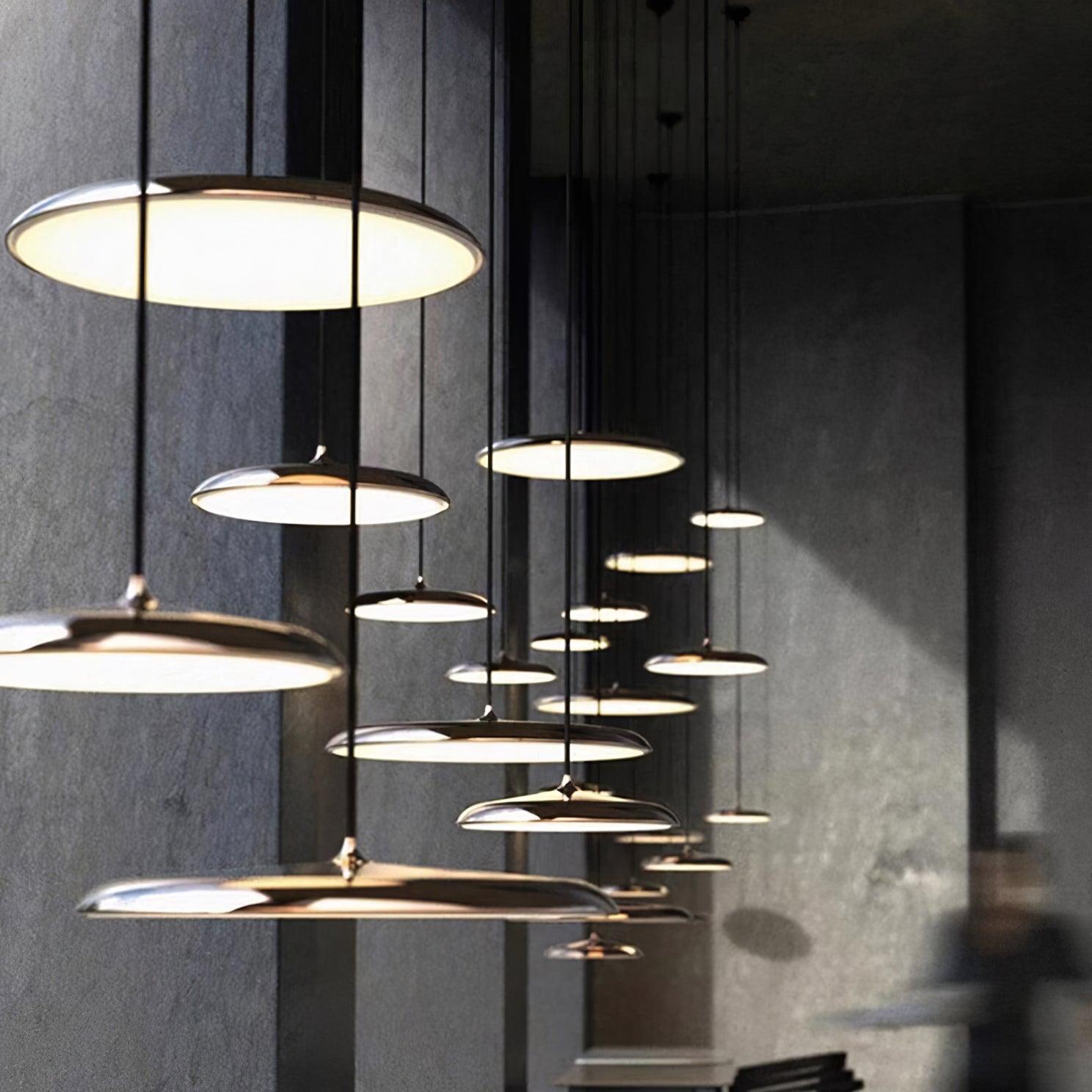 CookieLume | Pendellampe Metal Akryl | Moderne Design | Varm Hvid | E27 LED Inkluderet | Energieffektiv | UL CE CCC SAA Certificeret Belysning | Spisestue Køkken Stue