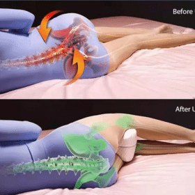 Knieschoner zur Entlastung von Knie, Rücken & Hüfte - Memory-Schaum 25x21x13 cm. mit abnehmbarem Bezug