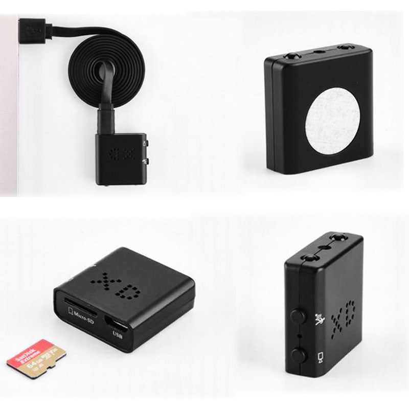 Diskret HD-kamera med WiFi | Nattesyn | 1080P opløsning | Bevægelsesdetektion | Vidvinkellins | Flere brugsmuligheder