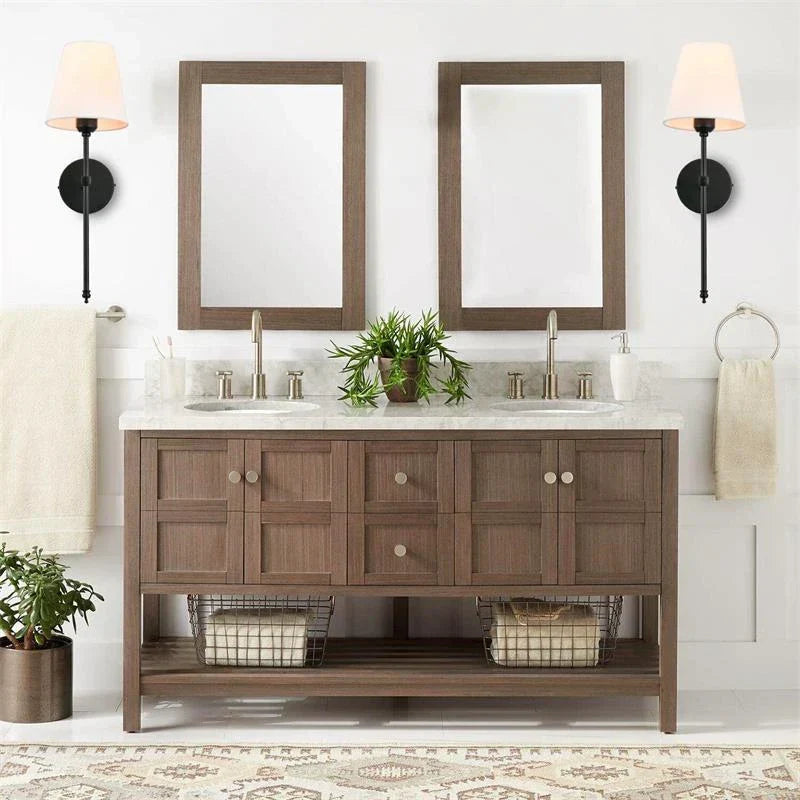 UrbanLuxe Wandleuchte | LED | Metall | Amerikanischer Stil | 10W | 220V | 3000K warmweiß | 50.000 Stunden | Modernes Design | 30x20x10 cm | Luminoir