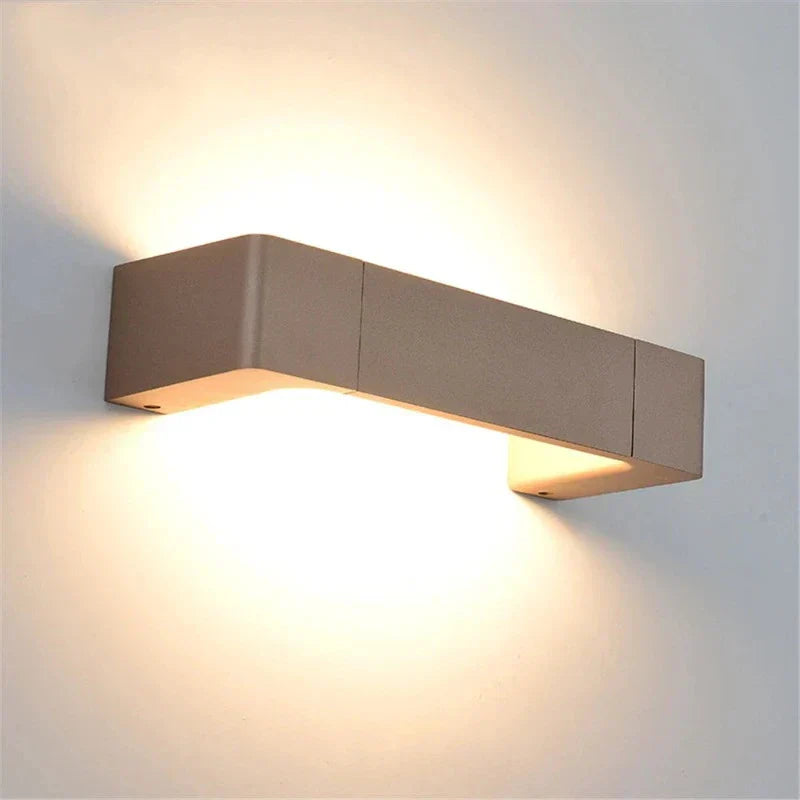 UrbanLicht | Lampe murale LED moderne | Extérieur | Design élégant | Économe en énergie | Construction en aluminium | Jardin, Terrasse, Entrée