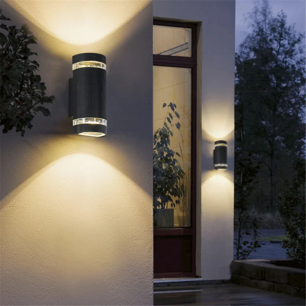 LuminaRain | Applique murale LED étanche pour usage extérieur | Éclairage moderne 6W & 12W | Aluminium durable | Parfait pour jardin et