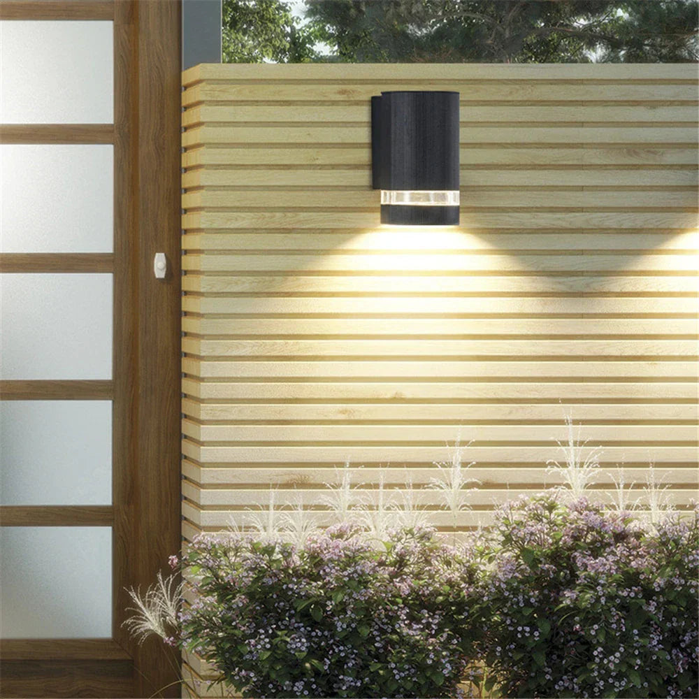 LuminaRain | Wasserdichte LED-Wandleuchte für den Außenbereich | Moderne 6W & 12W Beleuchtung | Langlebiges Aluminium | Perfekt für Garten und